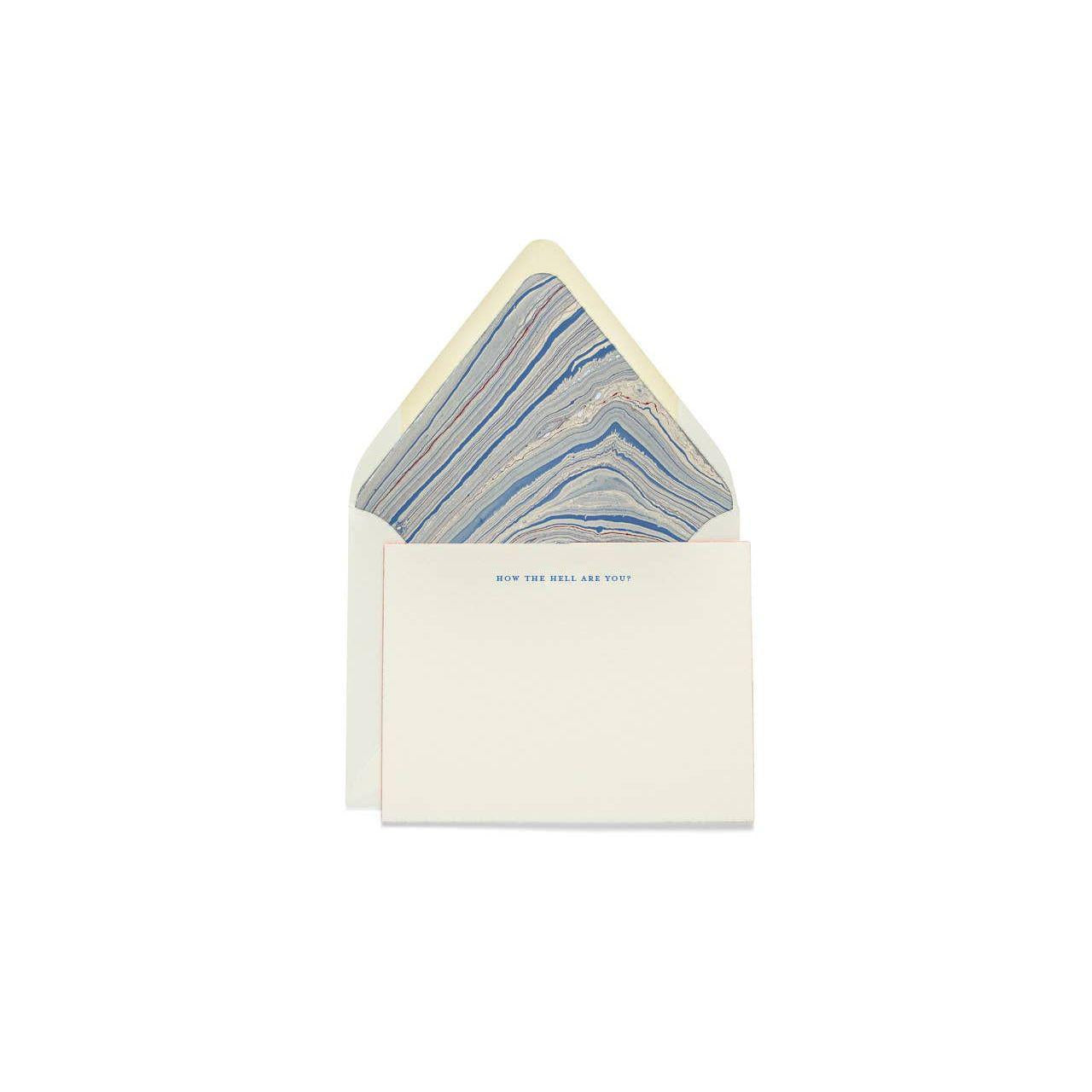 How The Hell Letterpress Boxed Flat Notecards
